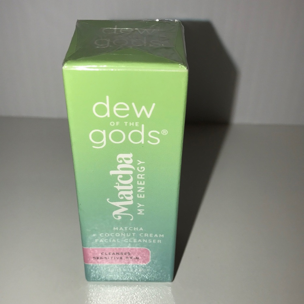 DEW OF THE GODS Matcha My Energy + Coconut Cream Facial Cleanser 0.68oz NEW